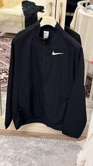 китель для повара: Мужской спортивный костюм Nike (верх + брюки), цвет черный. Тонкий — 1