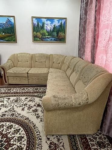 ежемалина ягода: Угловой диван, C подушками — 4
