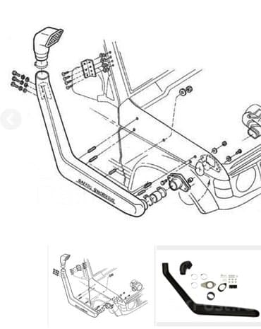 мухабойка на срв: Шноркели для внедорожников : TOYOTA: 4runner/surf :130, 185 215 — 1