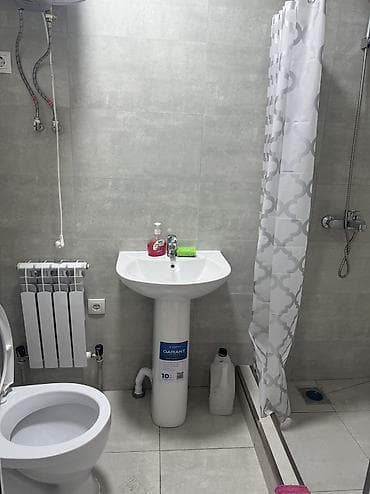 1 комнатная квартира каракол: 1 комната, Без подселения — 3