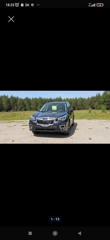 Subaru Forester: 2019 г., 2.5 л, Вариатор, Бензин, Кроссовер