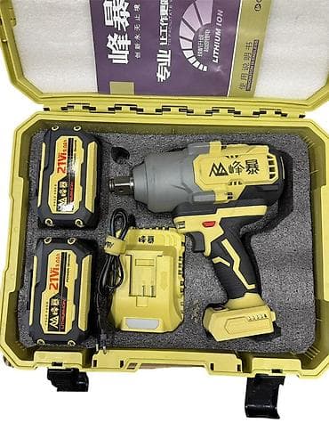 Аккумуляторный ударный гайковерт в кейсе Комплектация: - гайковерт lalafo.kg да Аккумуляторный ударный гайковерт в кейсе Комплектация: - гайковерт