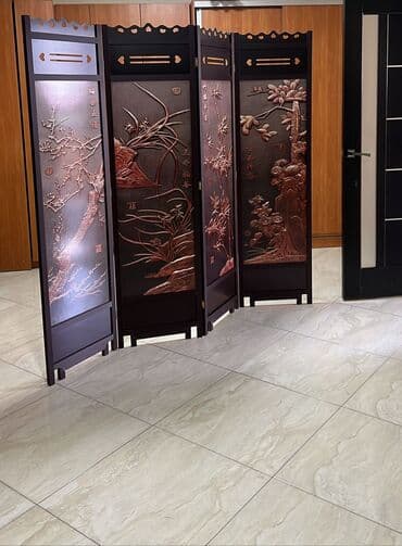 Ширма Перегородка /Приимущество 👇🏻 ✅1. Эстетика: Украшена резьбой