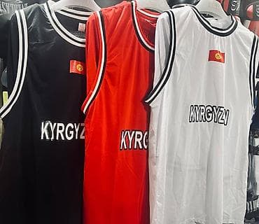 Баскетбольные комплекты (майка + шорты) KYRGYZTAN 🇰🇬 — 4