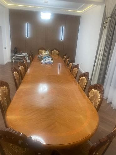 свадебные сундуки для приданого: Стол и стул для зала, цвет - Коричневый — 2