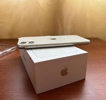 iphone 70: IPhone 11, Б/у, 128 ГБ, Белый, Зарядное устройство, Защитное стекло, Чехол, 78 % — 5