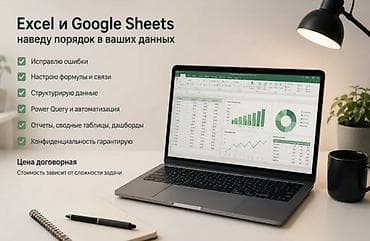 натижной ош: Услуги по Excel и Google Sheets — наведение порядка в ваших данных — 1