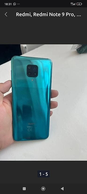 d19 pro v2: Redmi, Redmi Note 9 Pro, 64 ГБ, цвет - Синий — 1