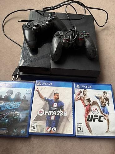 Игровая консоль Sony PlayStation 4 (серия PS4) с комплектом — 1