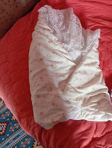 1 месяц: Конверты/одеяла для новорождённого – набор из 3 штук. 1) Нарядный — 4