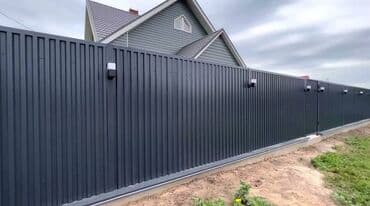 заборы варота: Заборы из профнастила под ключ! Изготовление и монтаж за 2-3 дня — 9