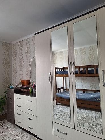 комната сдается аламедин 1: 2 комнаты, 55 м², 104 серия, 4 этаж, Евроремонт — 4