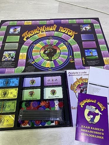 русский лото: Настольная игра «Денежный поток» (Cashflow) на русском языке — 1