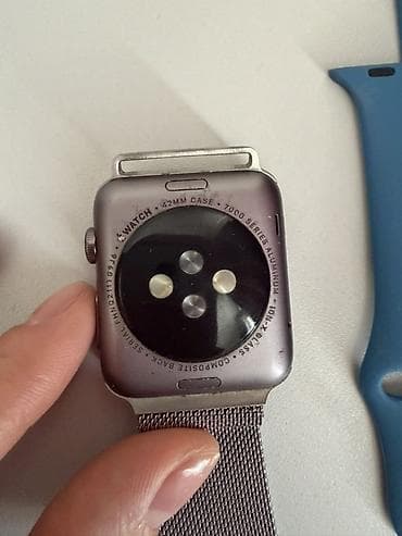 апл восч: Apple Watch Series 1, корпус 42 мм, алюминий 7000 Series (Space Gray) — 2