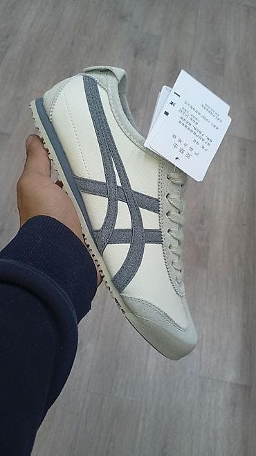 золотой тигр: Кроссовки в ретро‑стиле Onitsuka Tiger Mexico 66. - Материалы — 2