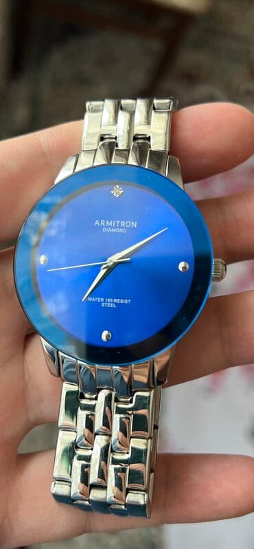 шикарный золотые комплекты с бриллиантами: Классические часы часы, США, Водонепроницаемые, Оригинал, Мужские, Новый — 1