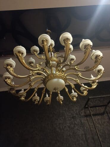 люстры большие: Классическая многорожковая люстра в стиле барокко - Материал: литой — 1