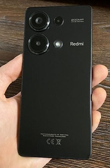 redmi note 13 про: Redmi, Redmi Note 13 Pro, Б/у, 256 ГБ, цвет - Черный — 1
