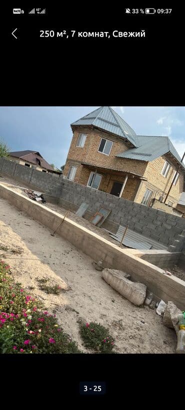 срочно дешева продаю дом в бишкеке: Дом, 250 м², 6 комнат, Собственник — 4