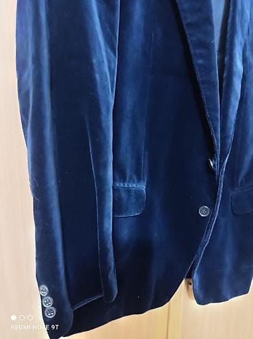 Мужская одежда: Мужские пиджаки (2 шт.) 1) Бархатный пиджак Licoma - Цвет: глубокий — 2