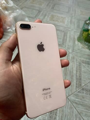 купить iphone 8 в бишкеке: IPhone 8 Plus, Б/у, 64 ГБ, Rose Gold, Чехол, 100 % — 1
