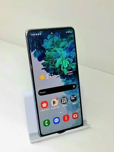 Samsung Galaxy S20, Б/у, 128 ГБ, цвет - Синий, 2 SIM