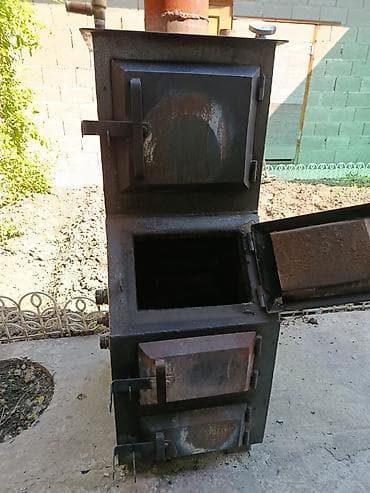 лес дрова: Твердотопливный котёл-печь с водяным контуром Описание: - — 5