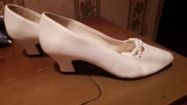 туфли беж цвет: Туфли,белые,размер 35,одевали один раз,в отличном состояние,кожа!!! — 4