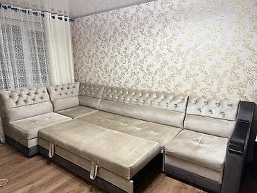 Угловой диван, C подушками at lalafo.kg Угловой диван, C подушками