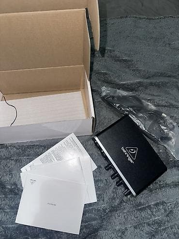 Микшерные пульты: Б/у, Студийный, Без усилителя, Каналов: 2, Разъем: USB порт, Без эквалайзера — 2