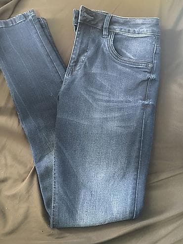Фирменные женские джинсы LCW Jeans, классический темно‑синий деним с at lalafo.kg Фирменные женские джинсы LCW Jeans, классический темно‑синий деним с