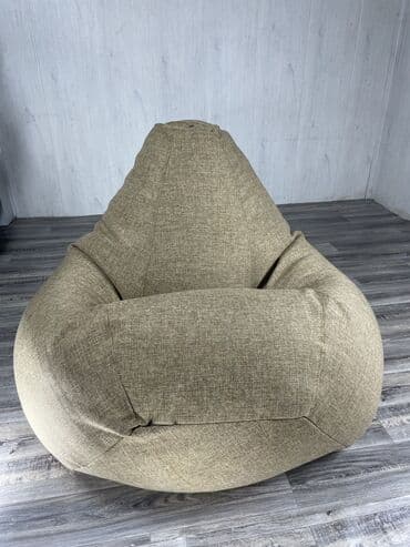 кресл: Бинбэг, Новый, Платная доставка, цвет - Бежевый — 2