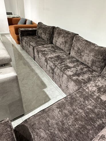 угловой диван от производителя: Бурчу бар диван, Жастыктар менен, Үч кишилик — 1
