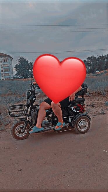 аккумулятор для машины: Электрический трёхколёсный скутер с двумя рядами сидений - — 3