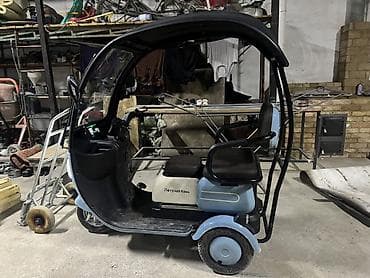 электо мото: Электрический трёхколёсный скутер с крышей и остеклением - Закрытая — 2