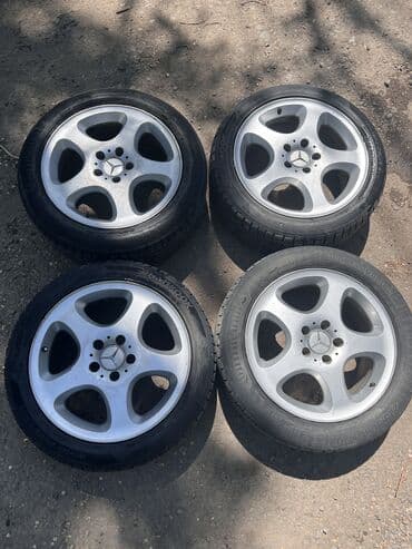 покрышки на фит: Колеса в сборе 225 / 50 / R 17, Зима, Б/у, Комплект, Легковые, Литые, отверстий - 5 — 1