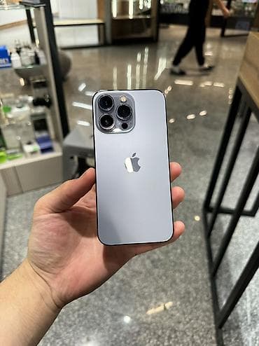 9 pro: IPhone 13 Pro, Б/у, 256 ГБ, Голубой, Защитное стекло, Чехол, 100 % — 1