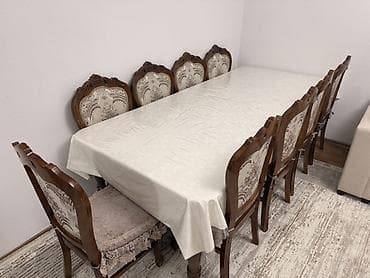 реальному: Кухонный стол и стул, цвет - Коричневый — 4