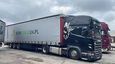 Тягач, Scania, 2005 г., Тентованный