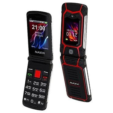 открытый: Телефон-раскладушка с двумя экранами Maxvi E10 красный MAXVI E10 — — 7