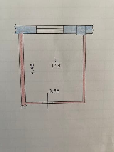 продается цокольное помещение микрорайон сары челек: Продается полуподвальное помещение 17,4 м2. Район физприборов. Под — 2