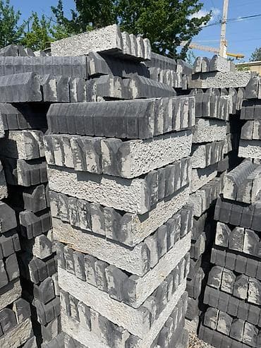 Үй жана бакча: Тротуардык бордюр, Бетон, Ийилген, 50 — 6