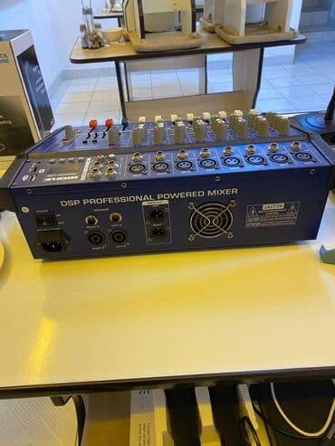 пульт behringer: Профессиональный комплект звука: активный микшер с DSP + пара — 6