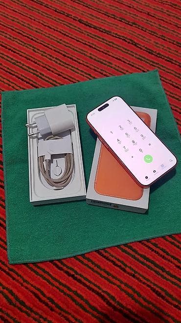 ош принтер: IPhone 17 Pro, Колдонулган, 256 ГБ, Ток сары, Заряддоочу түзүлүш, 98 % — 6