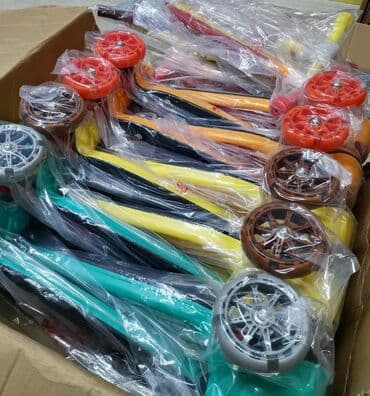 универсальные трехколесные коляски: Детский самокат, Трёхколёсный, Новый — 9