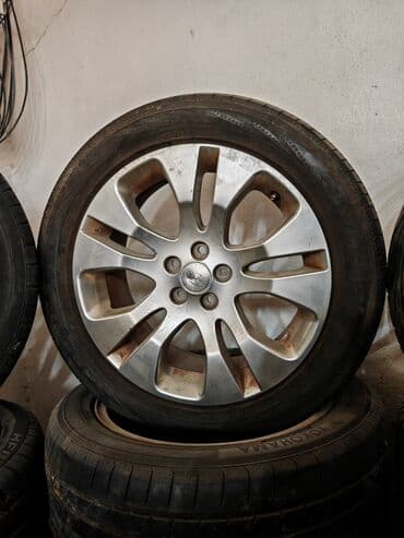 диски на гольф 4: Литые Диски R 17 Subaru, Комплект, отверстий - 5, Б/у — 1