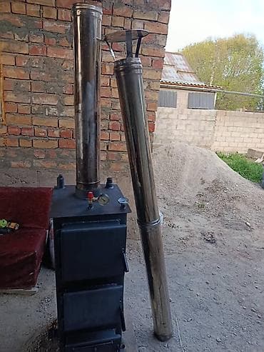 умывальник для дачи с подогревом: Твердотопливный котёл Для дома, Тип управления: Механический — 6