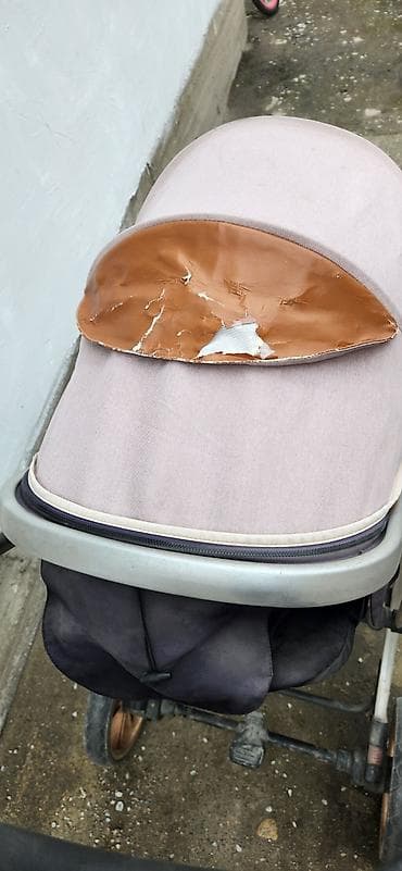 yeezy boost: Коляска, цвет - Коричневый, Б/у — 2