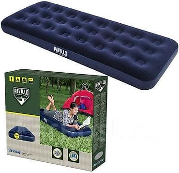 Одноместный надувной матрас серии Flocked Air Bed изготовлен по