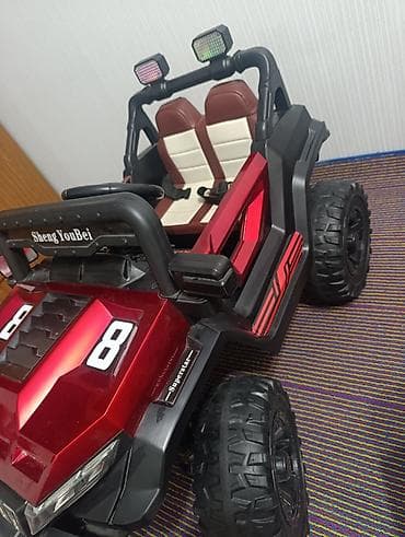 джинса костюм: Детский электрокар, Б/у — 9